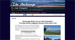 Desktop Screenshot of anchoragemotelny.com